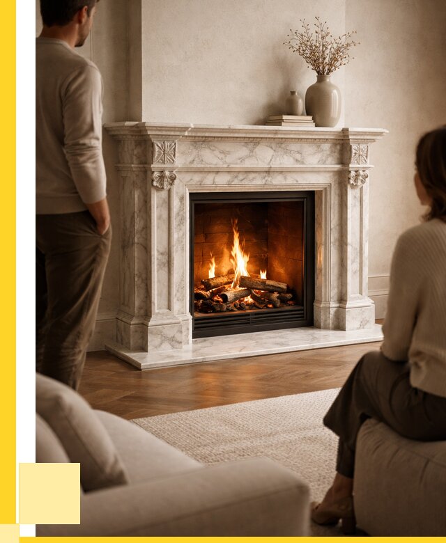 Мраморные камины под ключ в Воскресенске от 258450 р. | ЭриданВск