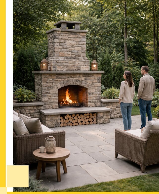 Уличные камины из кирпича в Воскресенске от 155070 р. | ЭриданВск