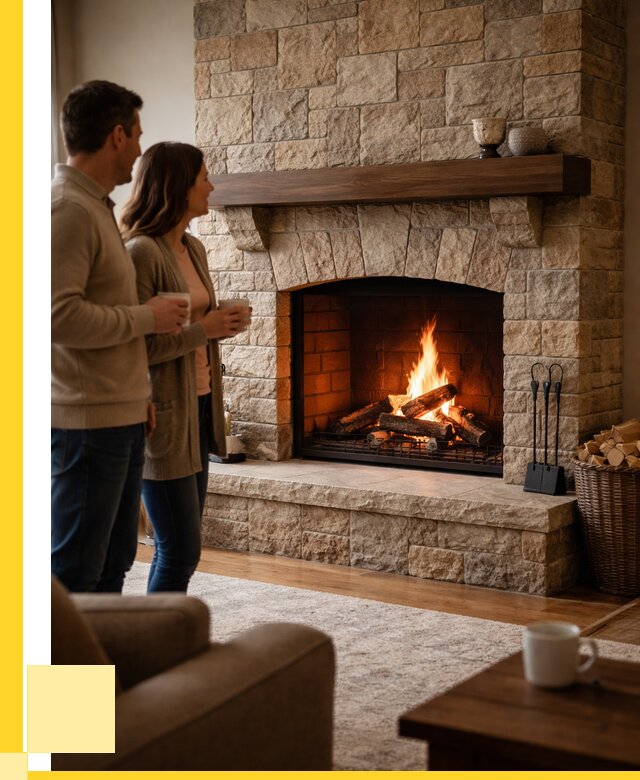 Каменные камины на заказ в Воскресенске от 186084 р. | ЭриданВск