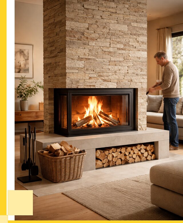 Дровяной камин под ключ в Воскресенске от 206760 р. | ЭриданВск