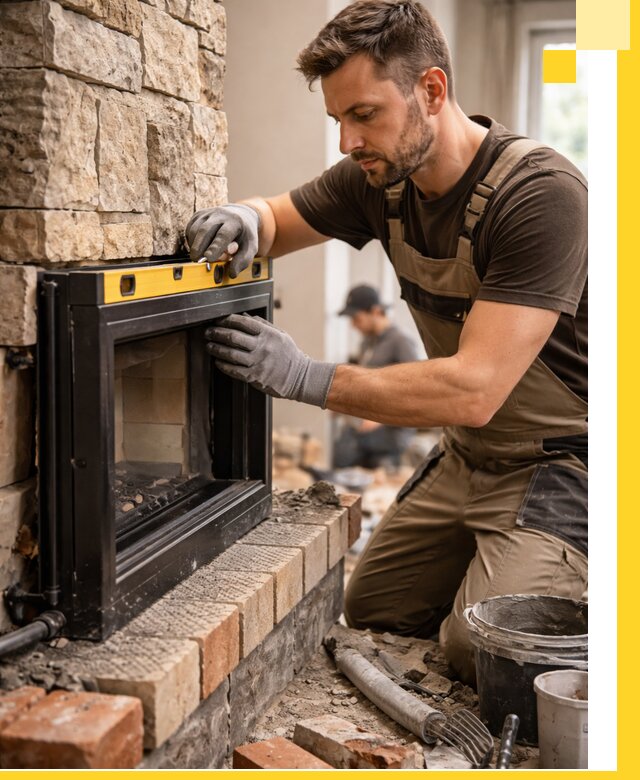 Дровяные камины под ключ в Воскресенске: монтаж, обустройство