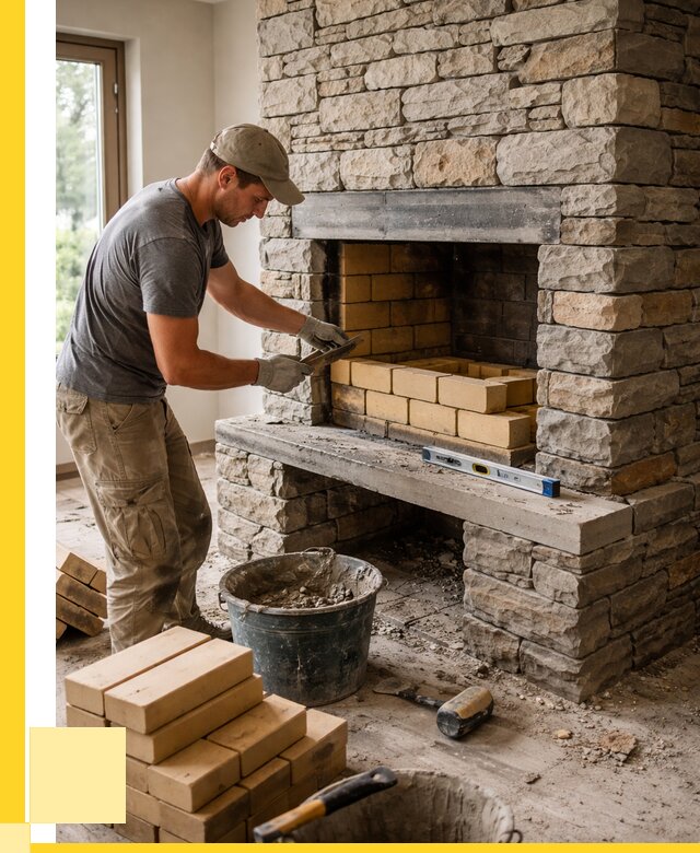 Кладка каминов и камина в Воскресенске от 25845 р. ЭриданВск