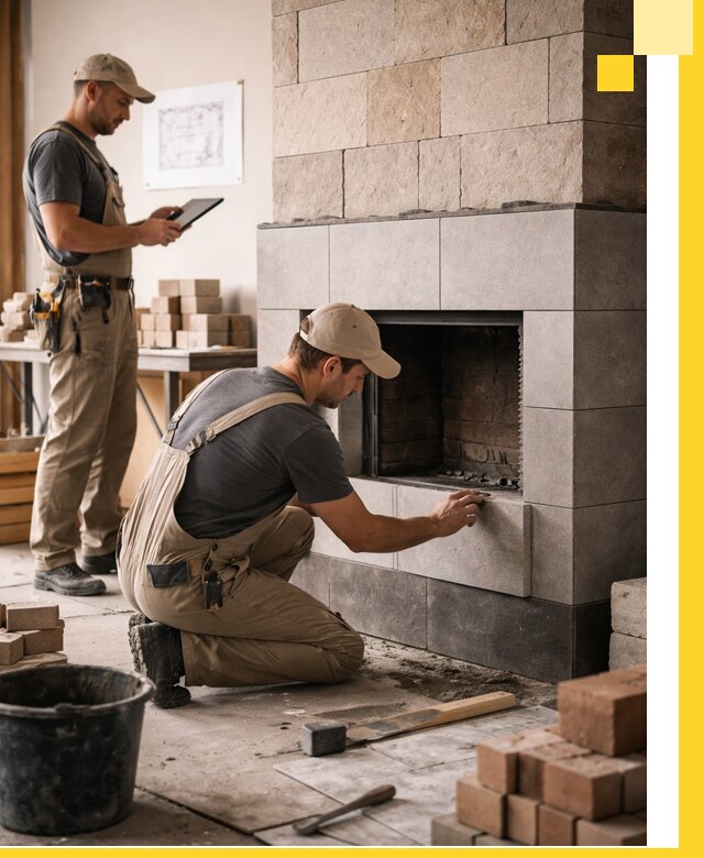 Индивидуальные проекты каминов и каминных систем в Воскресенске