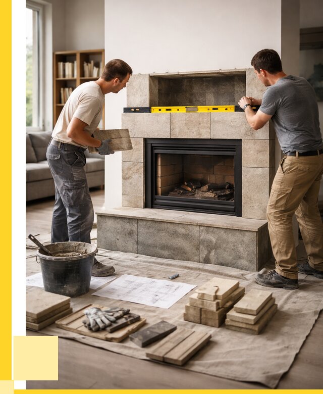 Монтаж каминов и установка в Воскресенске от 46521 р. | ЭриданВск