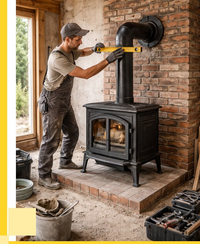 Монтаж печей установка банной печи в Воскресенске от 15507 р. | ЭриданВск