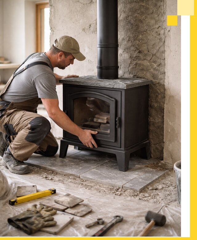 Профессиональный монтаж печей и каминов в Воскресенске под ключ