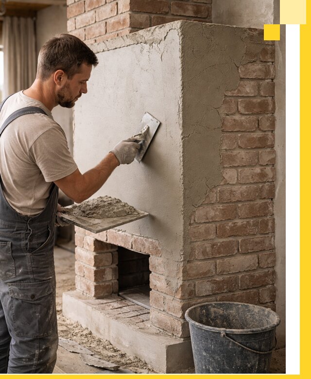 Отделка печей и облицовка каминов в Воскресенске под ключ