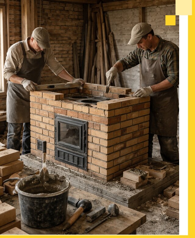 Изготовление и установка варочных печей под ключ в Воскресенске