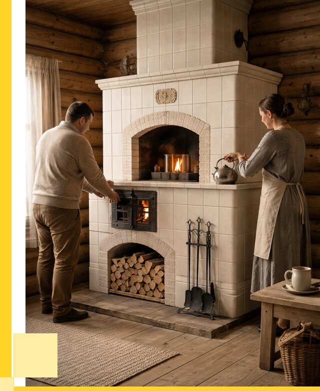 Русские печи в Воскресенске: установка от 155070 р. ЭриданВск