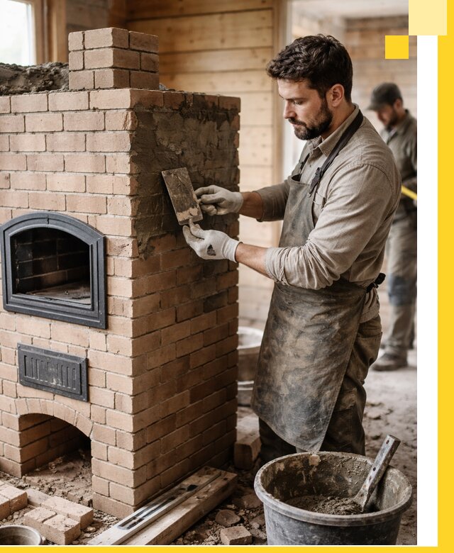 Изготовление и установка печей-шведок под ключ в Воскресенске