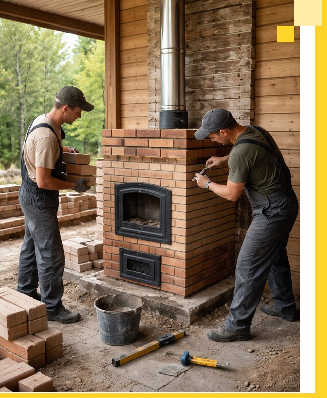 Производство и установка дачных печей под ключ в Воскресенске