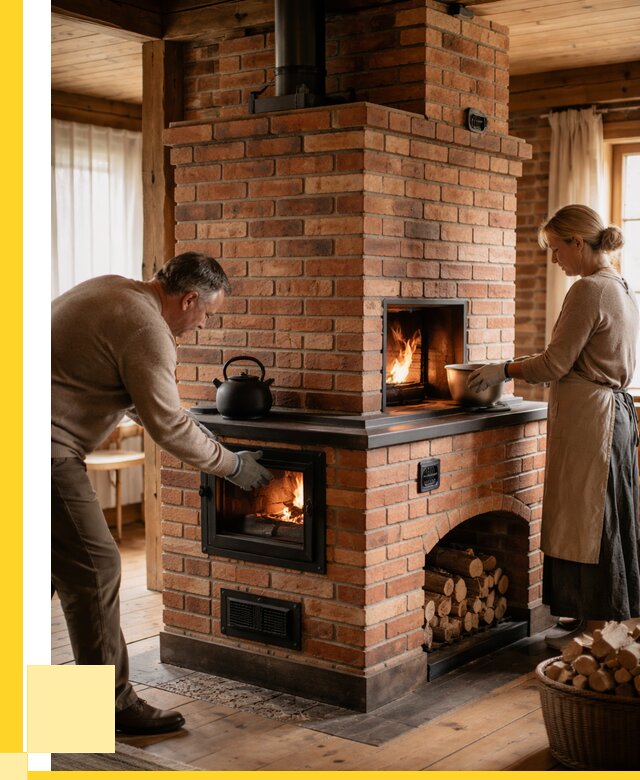 Печи для загородного дома под ключ в Воскресенске от 82704 р. | ЭриданВск