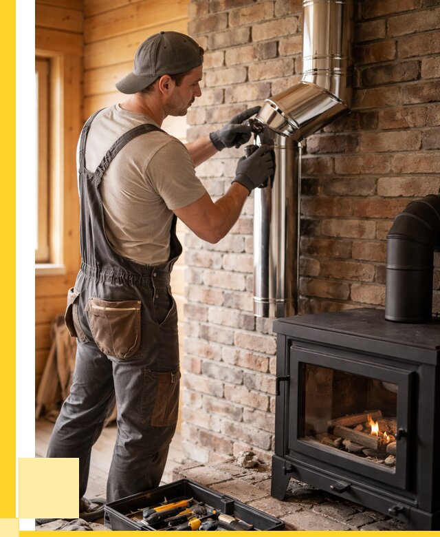 Монтаж дымоходов для печей в Воскресенске от 7754 р. | ЭриданВск