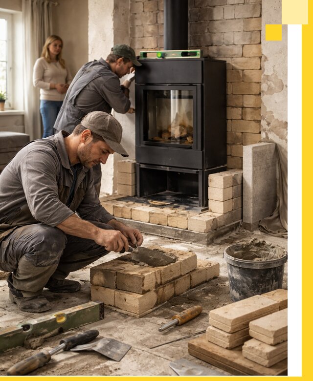 Печи и камины под ключ: проект, установка в Воскресенске