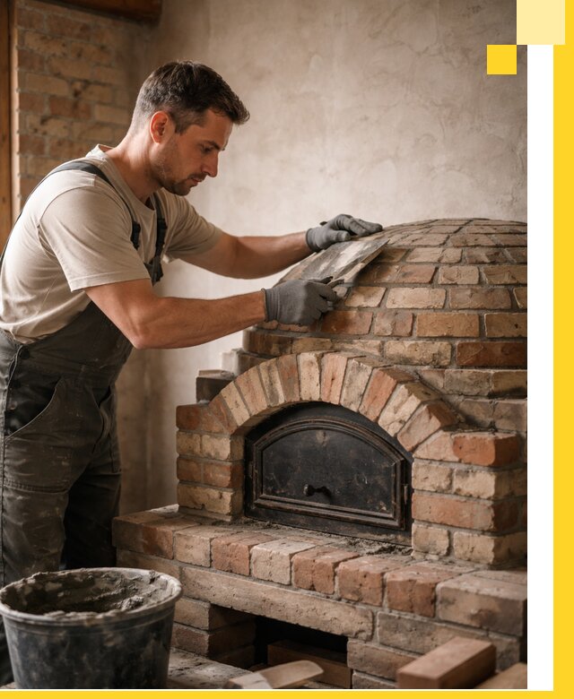 Изготовление и монтаж помпейских печей на заказ в Воскресенске