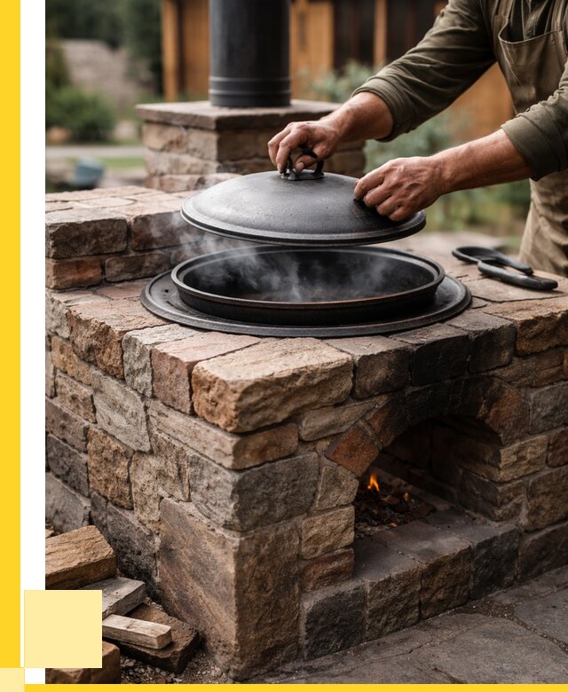 Печи для казана в Воскресенске по цене от 18608 р. | ЭриданВск