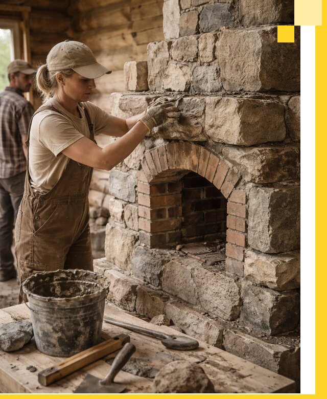 Каменные печи на заказ и монтаж в Воскресенске, долговечные решения