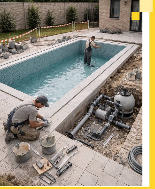 Строительство бассейнов под ключ в Воскресенске: проекты и монтаж