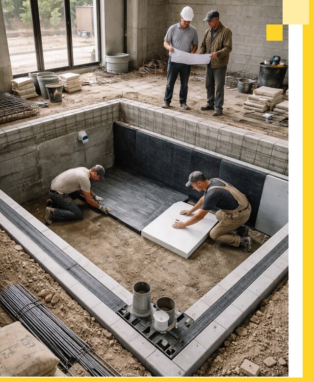 Проекты частных и общественных бассейнов под ключ в Воскресенске