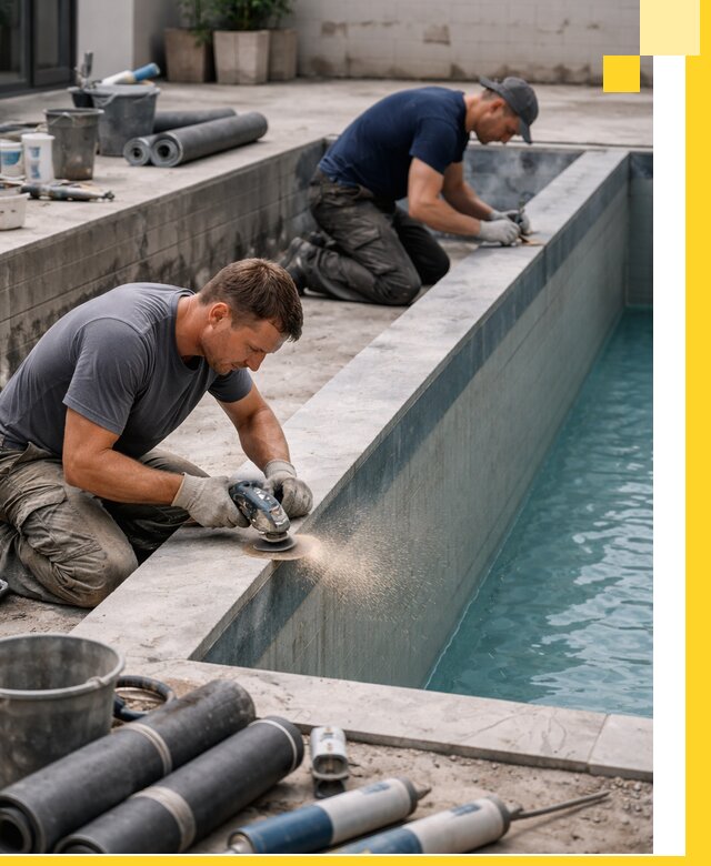 Профессиональный ремонт бассейнов под ключ в Воскресенске