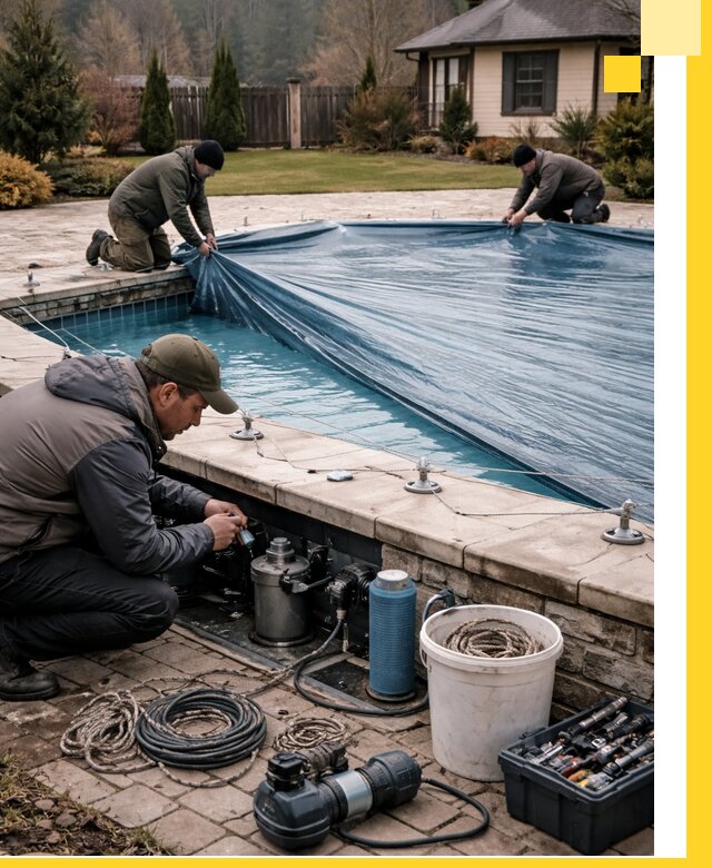 Консервация бассейнов в Воскресенске: подготовка к длительному хранению