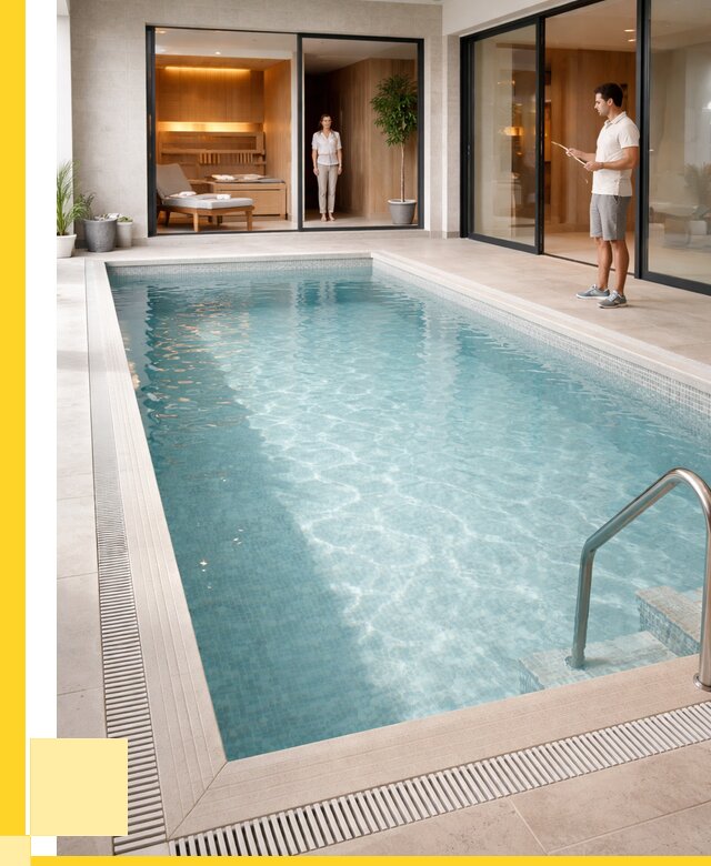 Отделка бассейна пленкой ПВХ в Воскресенске от 3618 р. - ЭриданВск