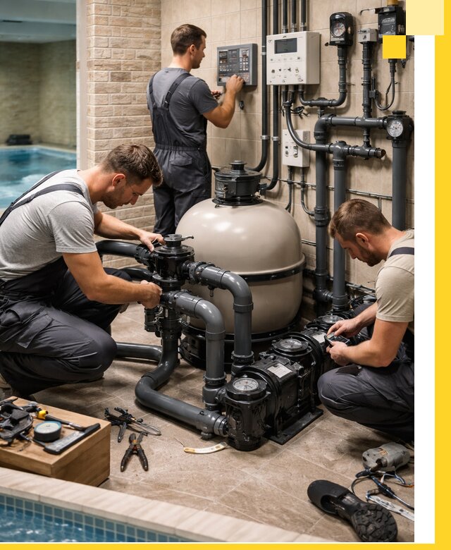 Комплексное оборудование для бассейнов под ключ в Воскресенске