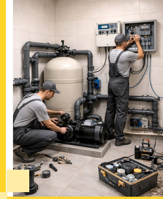 Монтаж оборудования для бассейнов в Воскресенске от 41352 р. | ЭриданВск