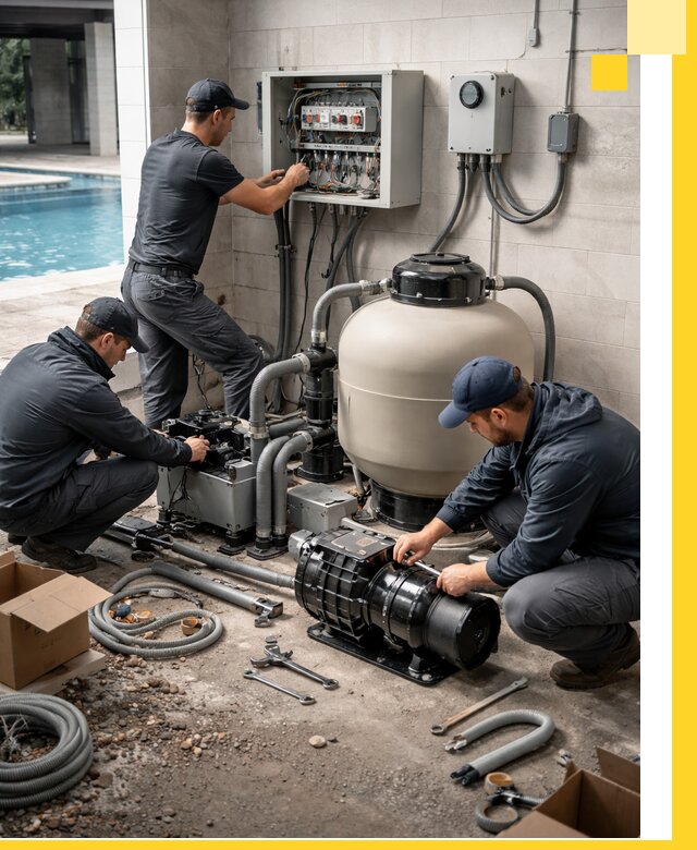 Профессиональный монтаж оборудования для бассейнов в Воскресенске