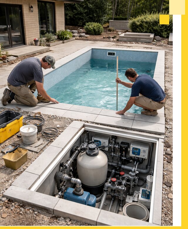 Строительство качественных домашних бассейнов под ключ в Воскресенске