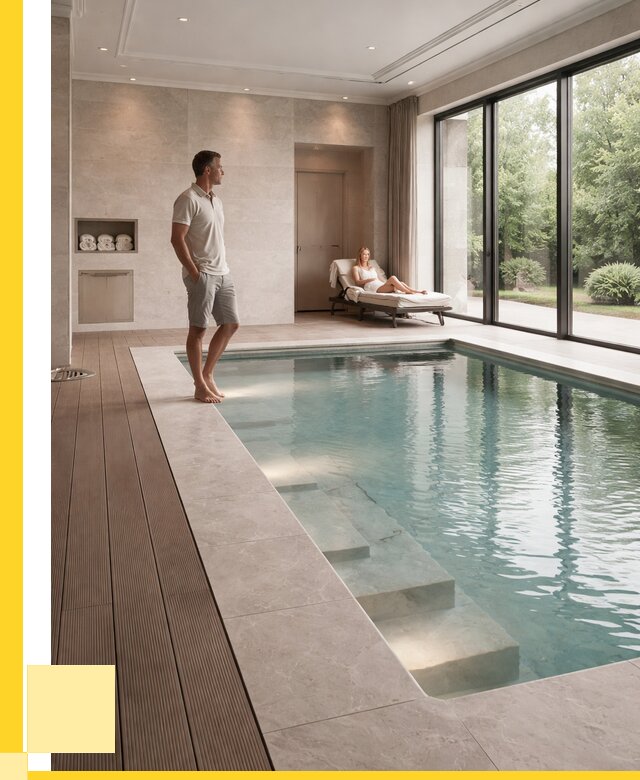 Бассейны в коттедже под ключ в Воскресенске от 1240560 р. | ЭриданВск