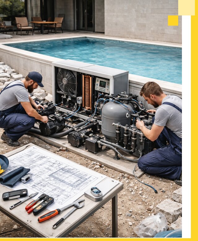 Проектирование и монтаж бассейнов с подогревом в Воскресенске