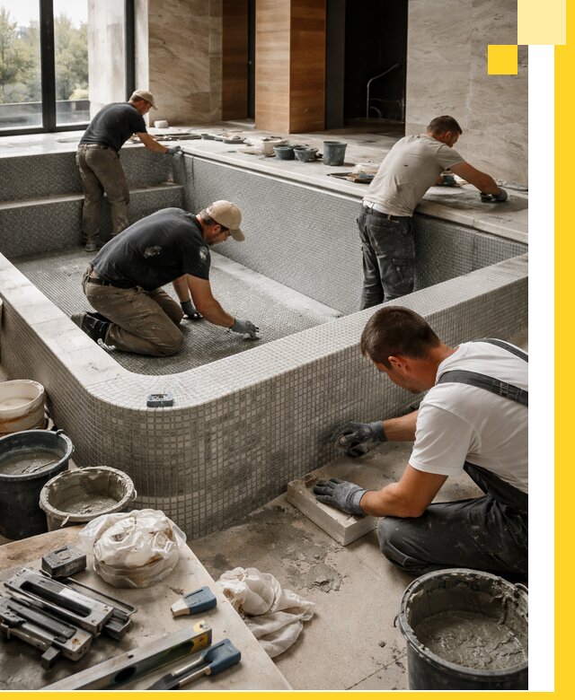 Строительство и установка СПА бассейнов под ключ в Воскресенске