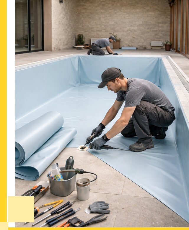 Пленка ПВХ для бассейнов в Воскресенске от 2585 р. | ЭриданВск