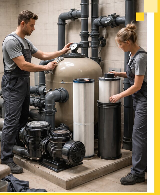 Фильтры и системы фильтрации для бассейнов в Воскресенске