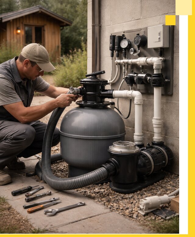 Продажа и монтаж фильтров и насосов для бассейнов в Воскресенске