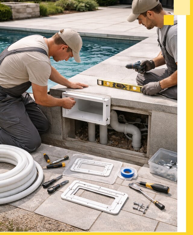 Поставка и установка скиммеров для бассейнов в Воскресенске