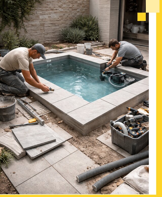 Мини бассейны под ключ в Воскресенске, дизайн и установка