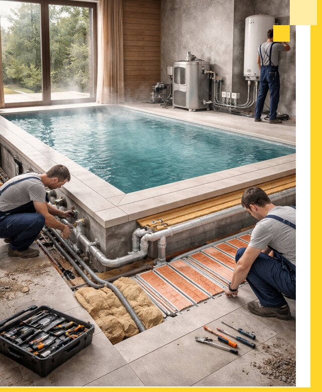 Проектирование и строительство тёплых бассейнов в Воскресенске