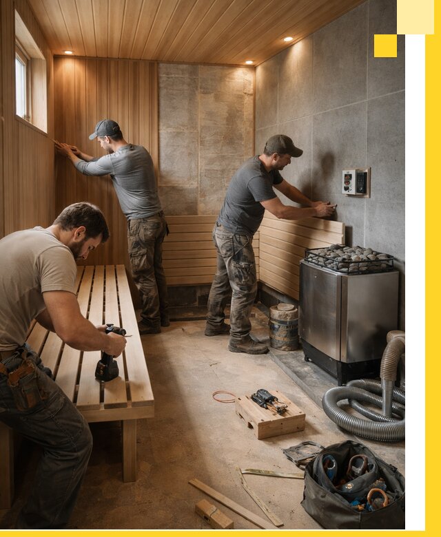 Сауны под ключ в Воскресенске, проектирование, строительство, отделка