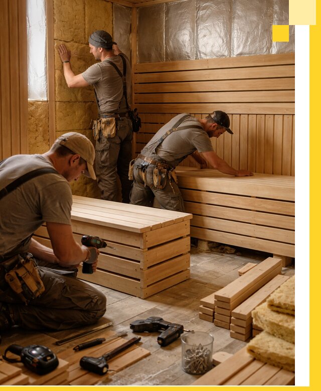 Профессиональное строительство саун под ключ в Воскресенске