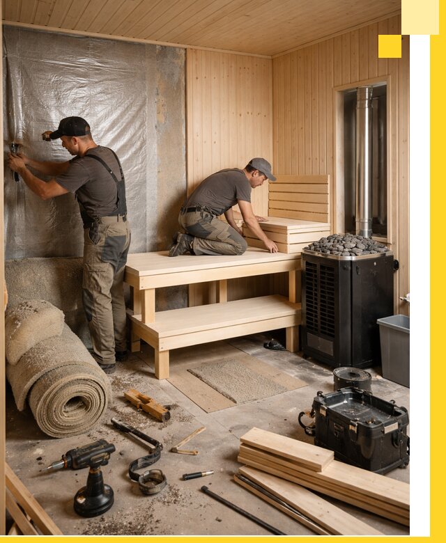 Проекты саун под ключ в Воскресенске дизайн и строительство