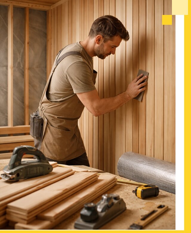 Профессиональная отделка саун и парных под ключ в Воскресенске