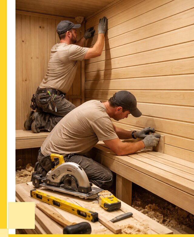 Обшивка саун вагонкой в Воскресенске от 2585 р. | ЭриданВск