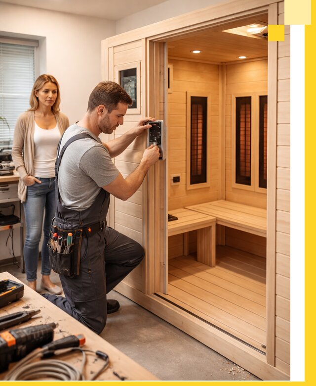 Инфракрасные сауны под ключ в Воскресенске продажа и установка