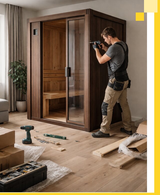 Установка и производство мини саун под ключ в Воскресенске