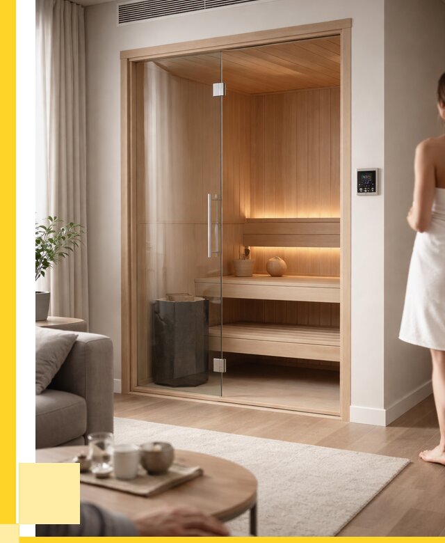 Сауна в квартире под ключ в Воскресенске от 124056 р. ЭриданВск