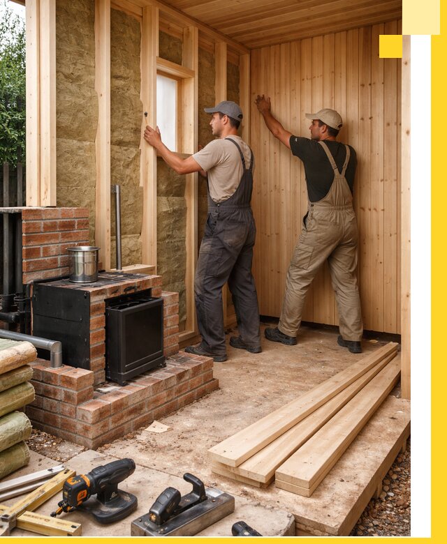 Строительство и установка дачных саун под ключ в Воскресенске