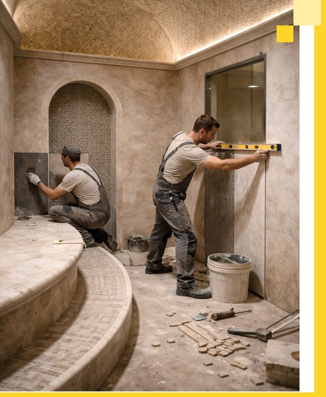 Проектирование и строительство саун с хамамом под ключ в Воскресенске