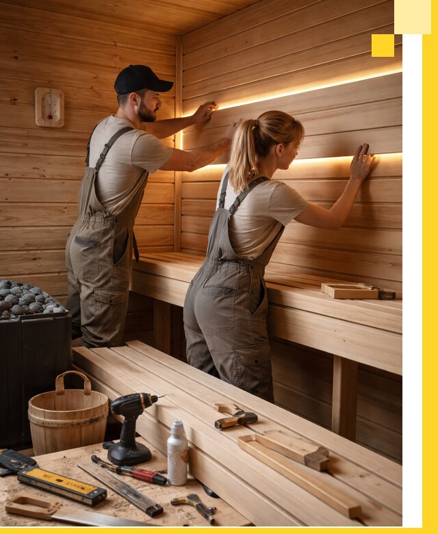 Дизайн саун и бань под ключ с индивидуальным проектом в Воскресенске